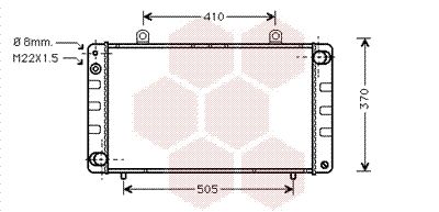 VAN WEZEL Radiators, Motora dzesēšanas sistēma 47002003